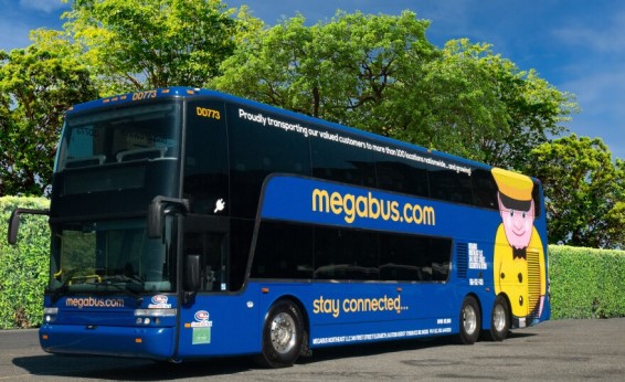 Cómo lucen los autobuses de Megabus?